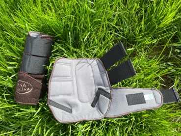 Reitgamasche Pony braun